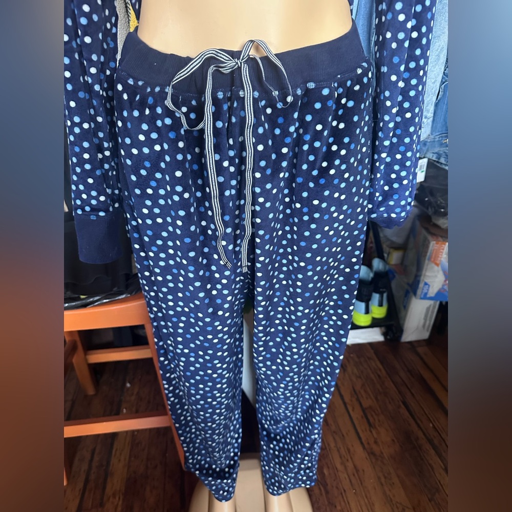 Nautica Navy and White Dot Pajama Set - Picture 5 of 5